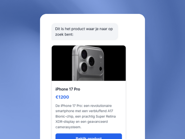 Product showcases